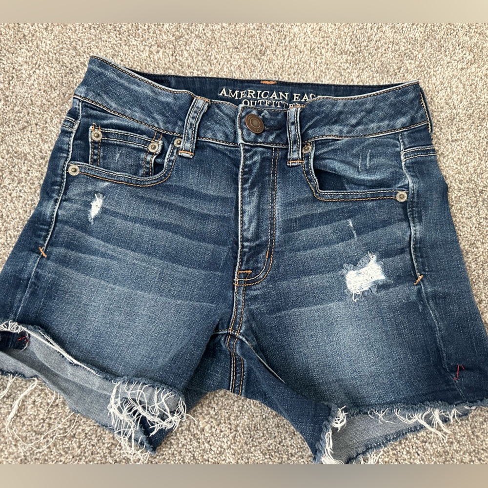 American Eagle Outfitters Blue Denim Shorts Size 2